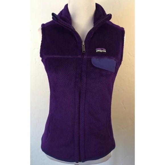 Patagonia Jackets & Blazers - Patagonia Ladies Full Zip Purple Re-Tool Vest S